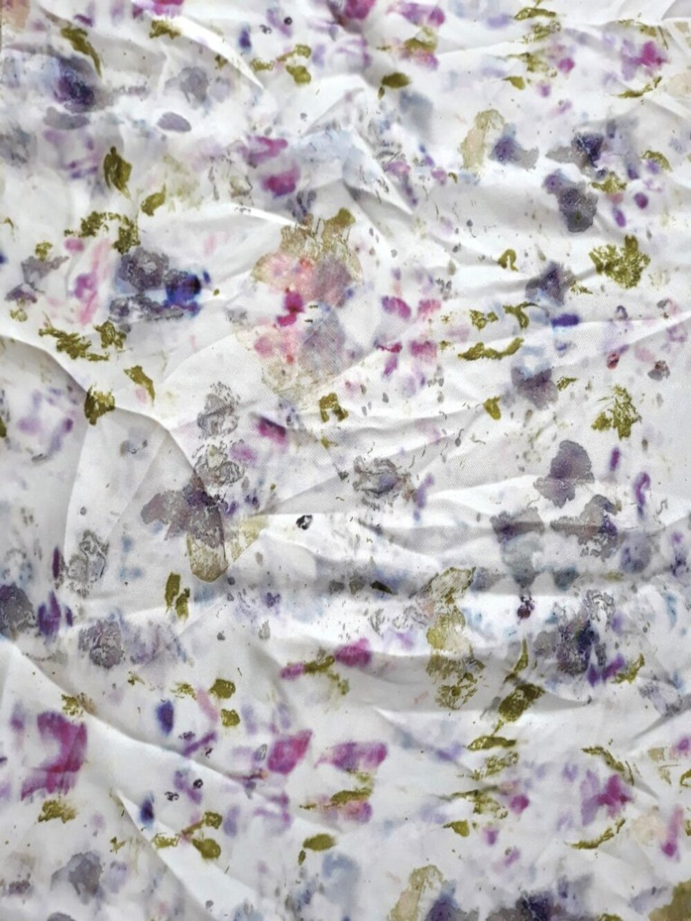 J. Crew Floral Silk Scarf Oversized 29.5" Square Watercolor Pastel Coquette - Picture 2 of 4